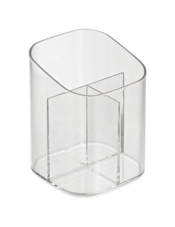 iDesign Clear Cosmetic Organizer 4.5 in. H X 3.5 in. W X 3.5 in. D Online now