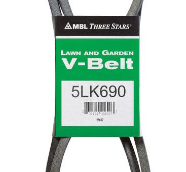 Mitsuboshi Super KB 5LK690 V-Belt 0.63 in. W X 69 in. L For Riding Mowers Hot on Sale