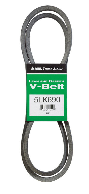 Mitsuboshi Super KB 5LK690 V-Belt 0.63 in. W X 69 in. L For Riding Mowers Hot on Sale