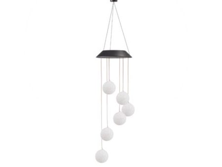 Globe Electric Skylar Metal Plastic 29 in. Wind Chime For Cheap