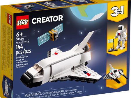 LEGO Creator 31134 Space Shuttle Multicolored 144 pc on Sale