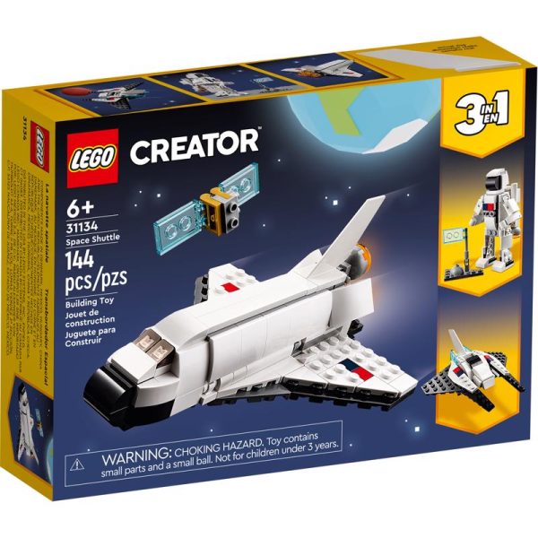 LEGO Creator 31134 Space Shuttle Multicolored 144 pc on Sale