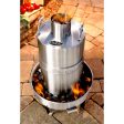 Orion Cooker Original Wood Chips Vertical Outdoor Convection Cooker Silver For Sale