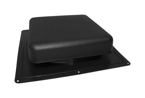 Master Flow 4 in. H X 18 in. W X 18.5 in. L Black Resin Roof Vent Cheap