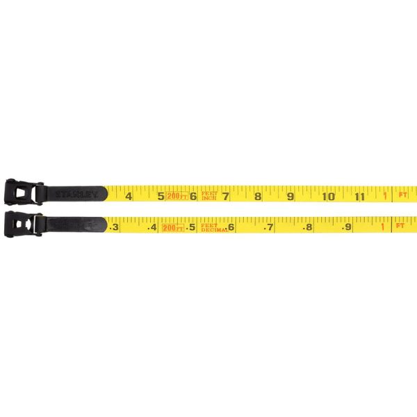 Stanley 200 ft. L X 0.5 in. W Fiberglass Long Tape Measure 1 pk Supply