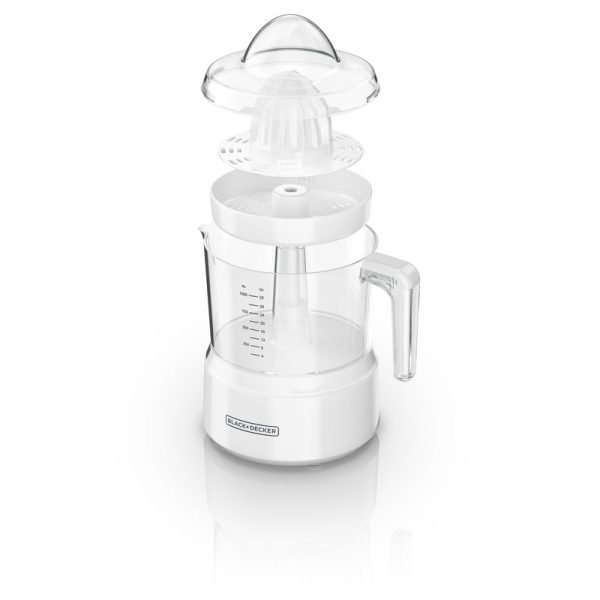 Black+Decker White Plastic Juicer 32 oz Hot on Sale