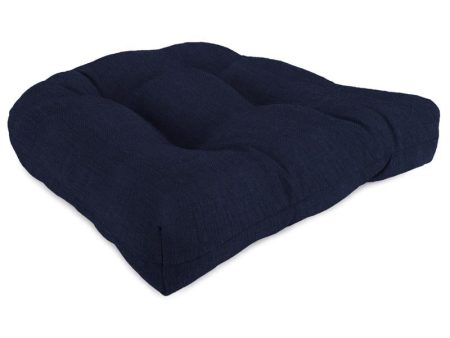 Jordan Manufacturing Navy Polyester Wicker Seat Cushion 4 in. H X 19 in. W X 19 in. L on Sale