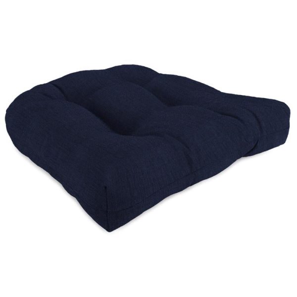 Jordan Manufacturing Navy Polyester Wicker Seat Cushion 4 in. H X 19 in. W X 19 in. L on Sale