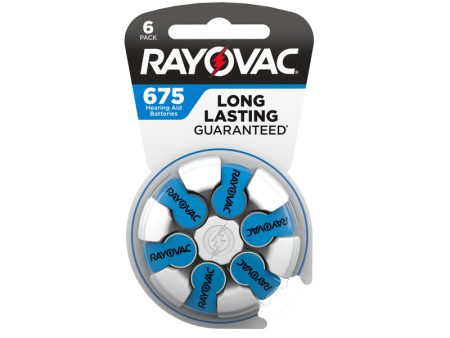 Rayovac Zinc Air 675 1.45 V Battery 6 pk Cheap