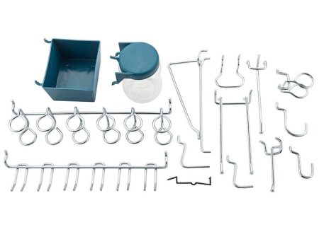 National Hardware Zinc Plated Steel Peg Hook Assortment 43 pc Supply