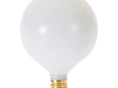 Satco 25 W G16.5 Decorative Incandescent Bulb E12 (Candelabra) Soft White 1 pk Supply