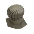 Air Vent Air Hawk 18.4 in. H X 12 in. D Weatherwood Aluminum Turbine and Base Online now