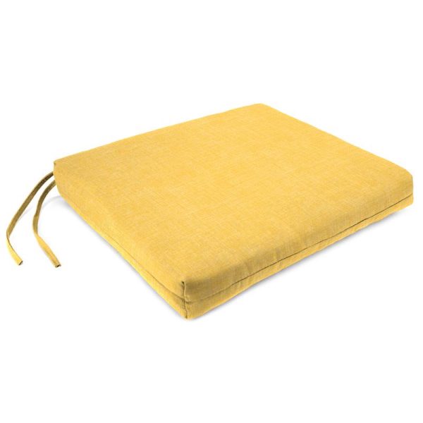 Jordan Manufacturing Yellow Polyester Seat Cushion 2 in. H X 17 in. W X 19 in. L For Cheap