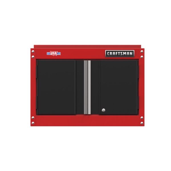 Craftsman 18 in. H X 28 in. W X 12 in. D Black Red Steel Wall Cabinet Sale