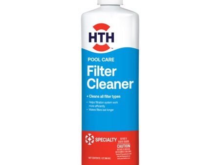 HTH Pool Care Liquid Filter Cleaner 1 qt 6 Pack Online Sale