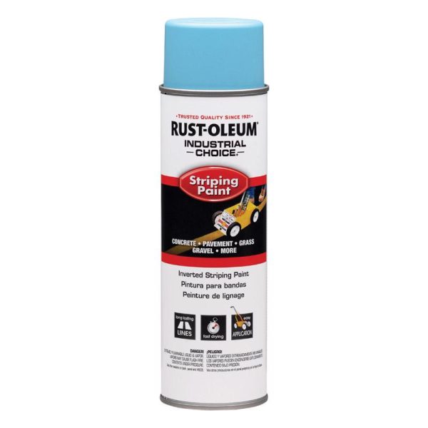 Rust-Oleum Industrial Choice Blue Inverted Striping Paint 18 oz Online now