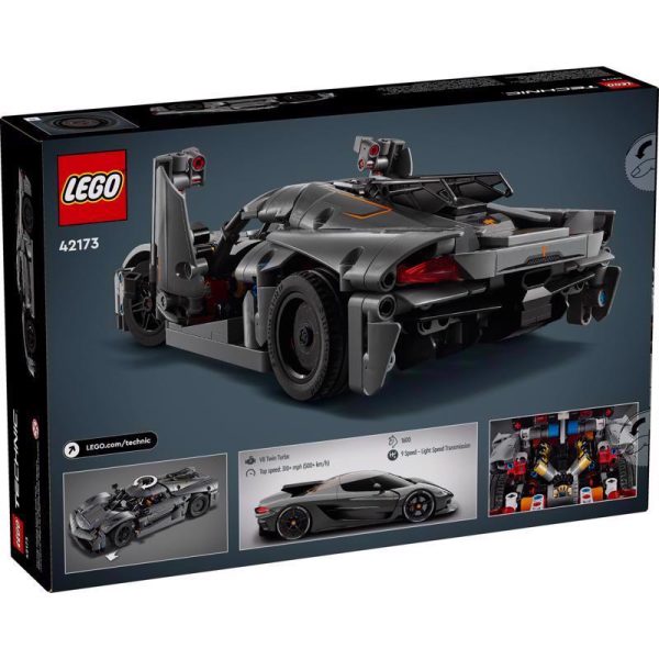 LEGO Technic Koenigsegg Jesko Absolut Hypercar Toy Grey 801 pc Online Sale