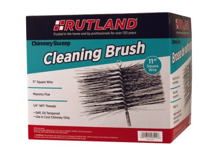 Rutland Chimney Sweep 11 in. Square Oil Tempered Chimney Brush Online