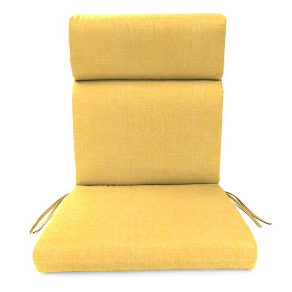 Jordan Manufacturing Yellow Polyester French Edge Chair Cushion 44 in. H X 22 in. W X 22 in. L Online now