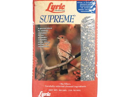 Lyric Supreme Assorted Species Sunflower Seeds Wild Bird Food 40 lb For Cheap