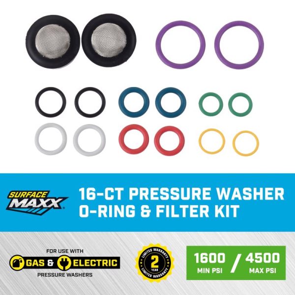 SurfaceMaxx 16-CT Pressure Washer O-Ring Kit Discount