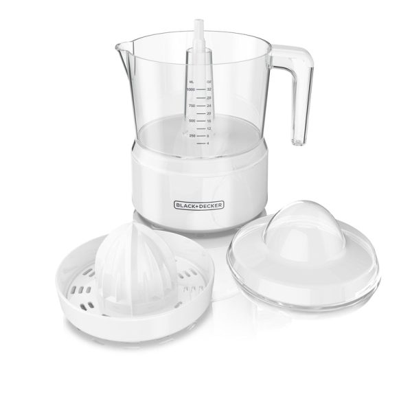 Black+Decker White Plastic Juicer 32 oz Hot on Sale