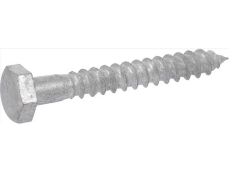 Hillman 5 16 in. X 2 in. L Hex Hot Dipped Galvanized Steel Lag Screw 100 pk on Sale