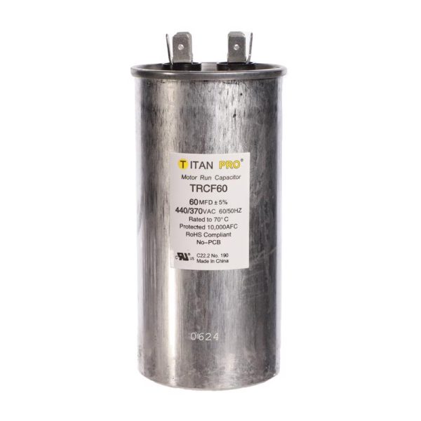 Titan Pro 60 MFD 440 V Round Run Capacitor Online