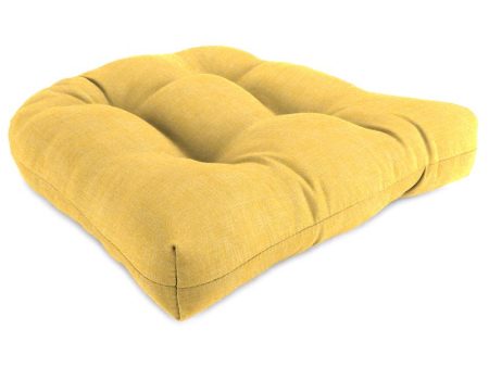 Jordan Manufacturing Yellow Polyester Wicker Seat Cushion 4 in. H X 19 in. W X 19 in. L For Cheap