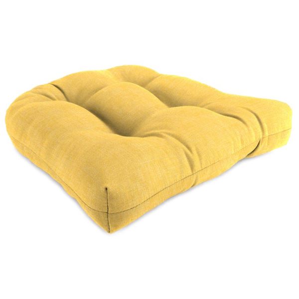 Jordan Manufacturing Yellow Polyester Wicker Seat Cushion 4 in. H X 19 in. W X 19 in. L For Cheap