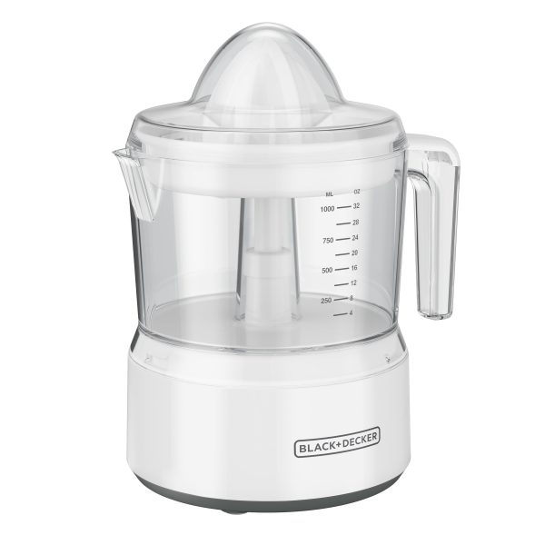 Black+Decker White Plastic Juicer 32 oz Hot on Sale