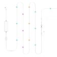 Feit LED Smart-Enabled Color Changing String Lights Multicolored 50 ft. 30 lights Fashion