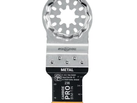 Fein Carbide PRO 1-3 8 in. X 3-1 2 in. L TiN Coated Bi-Metal E-Cut Saw Blade 10 pc For Cheap