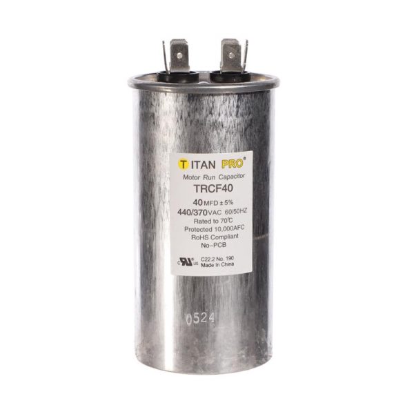 Titan Pro 40 MFD 440 V Round Run Capacitor Online Sale