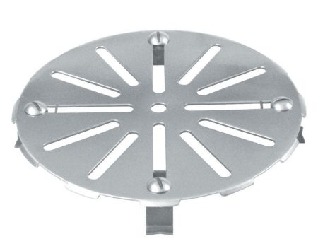 Sioux Chief Gripper 7-1 4 in. Chrome Round Stainless Steel Floor Drain Cover on Sale