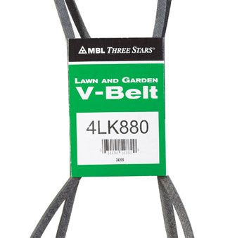 Mitsuboshi Super KB 4LK880 V-Belt 0.5 in. W X 88 in. L For Riding Mowers For Cheap