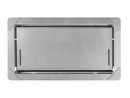 Smart Vent 8 in. H X 16 in. W Silver Stainless Steel Flood Vent For Sale