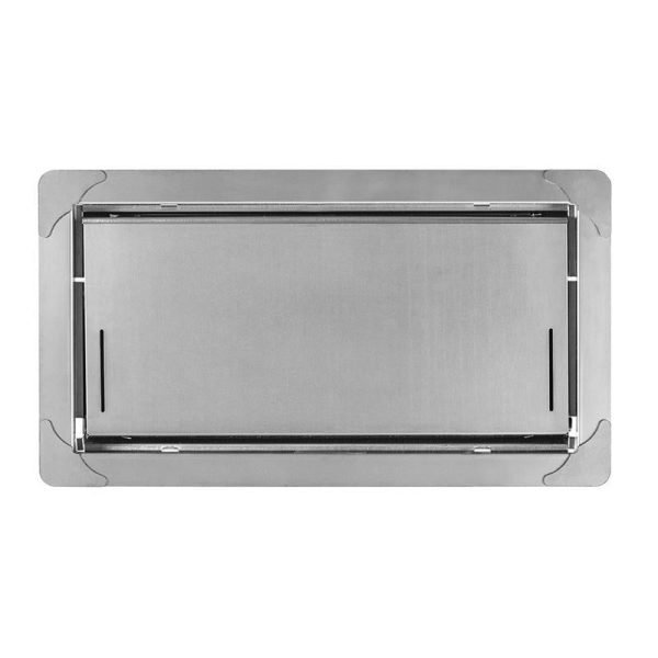 Smart Vent 8 in. H X 16 in. W Silver Stainless Steel Flood Vent For Sale