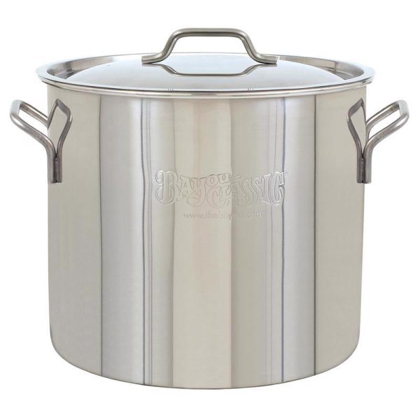 Bayou Classic Stainless Steel Grill Stockpot 20 qt 11.7 in. L X 11.7 in. W 1 pc Supply