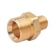 SurfaceMaxx M22 Male x 1 4-in Male NPT Screw Nipple 5800 psi For Discount