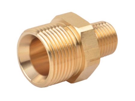 SurfaceMaxx M22 Male x 1 4-in Male NPT Screw Nipple 5800 psi For Discount