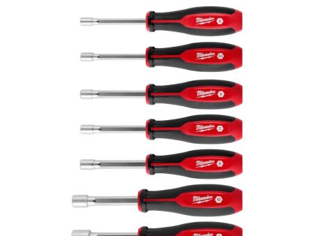 Milwaukee Hollowcore Metric Hollow Shaft Nut Driver Set 7 pc Fashion