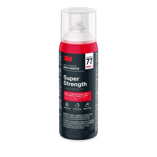 3M Super 77 Super Strength Spray Adhesive 7.38 oz on Sale