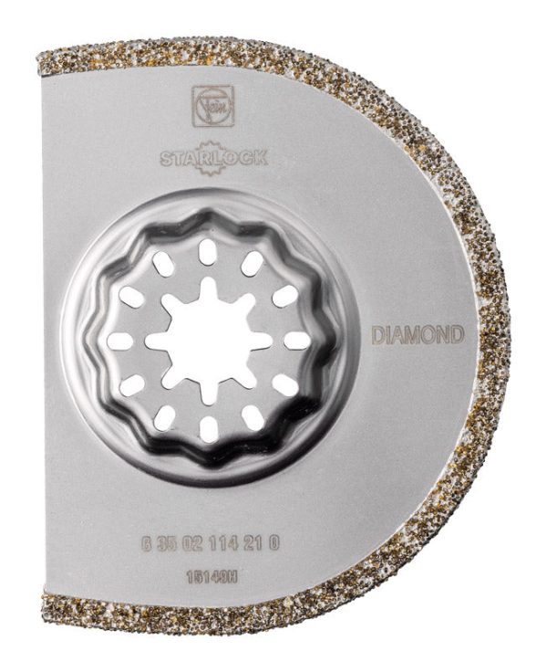 Fein Starlock 3 in. X 3 in. L Diamond Coated Grout Removal Blade 1 pk Fashion