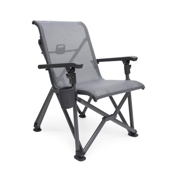 YETI Trailhead Brown Black Polypropylene Frame Camping Chair Charcoal Supply