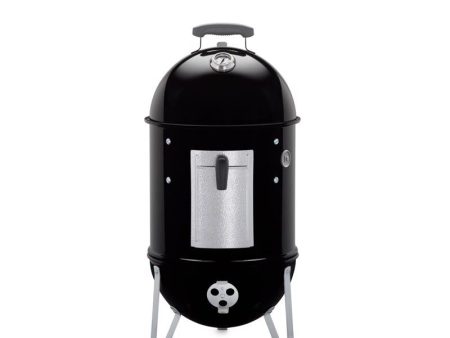 Weber Smokey Mountain Charcoal Wood Bullet Smoker Black For Sale