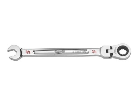 Milwaukee 3 8 in. X 3 8 in. 12 Point SAE Flex Head Combination Wrench 6.5 in. L 1 pc Fashion