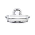 Better Living Impress Clear Gray Plastic Soap Dish Supply