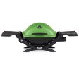 Weber Q1200 1 Burner Liquid Propane Grill Green Discount