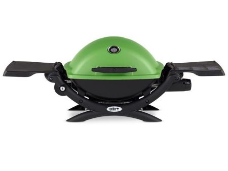 Weber Q1200 1 Burner Liquid Propane Grill Green Discount